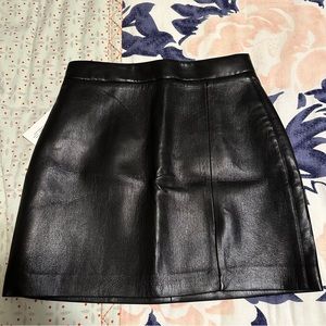 Vegan Leather Mini Skirt Size 2
